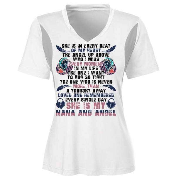She Is My Nana And Angel T Shirt, I Love Nana T Shirt, Awesome T-Shirts