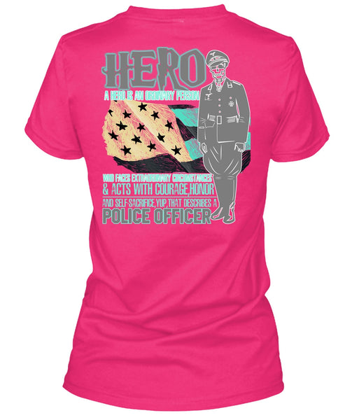 Police Officer T Shirt, I Love Police T Shirt