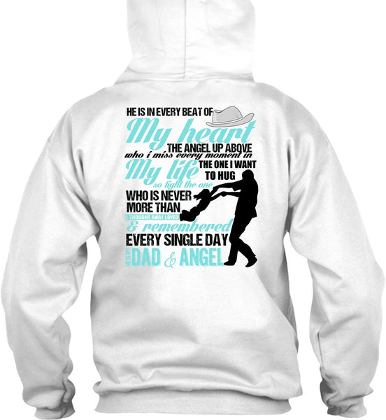 He Is My Dad And Angel T Shirt, I Love Dad T Shirt