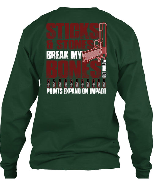 Sticks And Stones T Shirt, Being A Gunner T Shirt