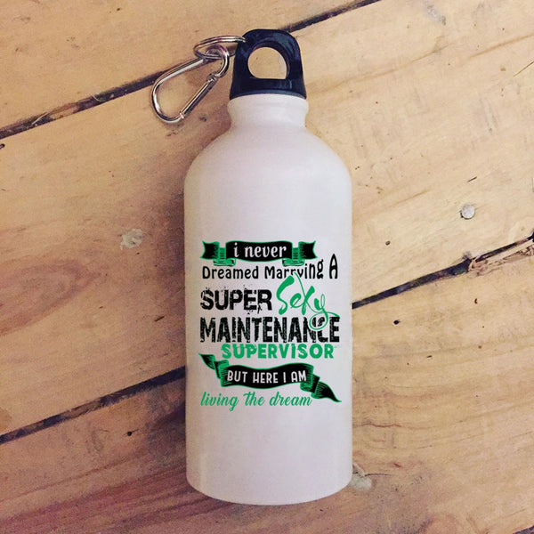 Marrying A Maintenance Supervisor 20 oz Stainless Steel Bottle,Married Outdoor Sports Water Bottle