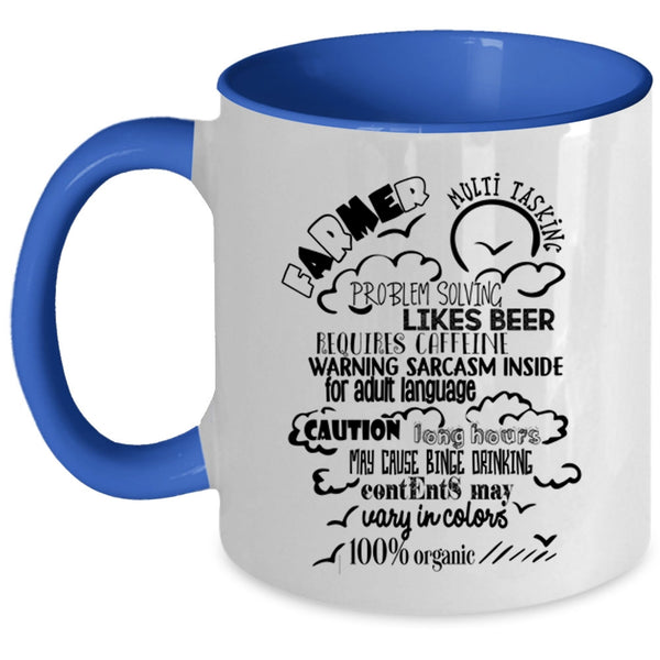 Awesome Farmers Coffee Mug, Farmer Accent Mug