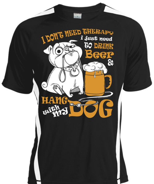 A black t-shirt with the shopify logo