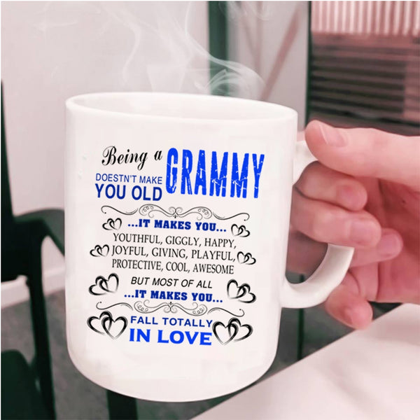 Cute Gift For Grandmas Coffee Mug, Being A Grammy Cup