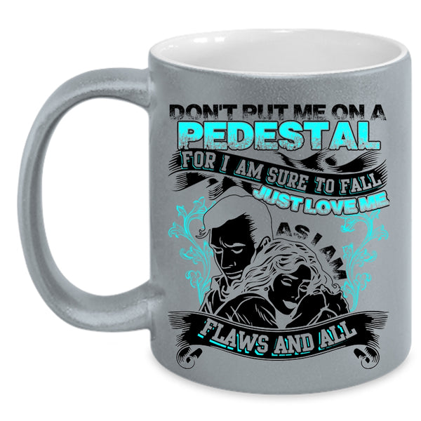 Cool Just Married Coffee Mug, I Am Sure To Fall Just Love Me Accent Mug