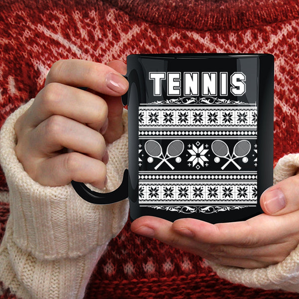 Tennis Coffee Mug, Christmas Family Vacation Coffee Cup