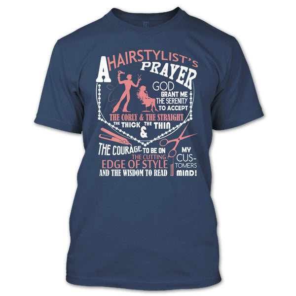 A Hair Stylist's Prayer T Shirt, Hair Stylist's Prayer T Shirt