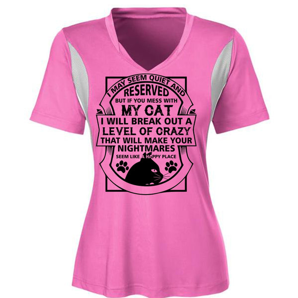 If You Mess With My Cat I Will Break Out A Level Of Crazy T Shirt, My Favorite T Shirt
