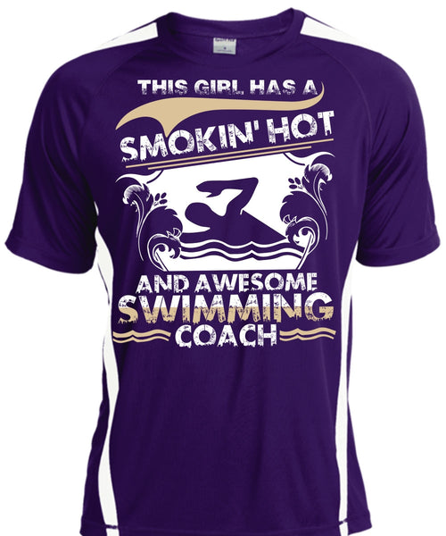 Awesome Swimming Coach T Shirt, Being A Swimmer T Shirt, Cool Shirt