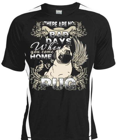 A black t-shirt with the shopify logo