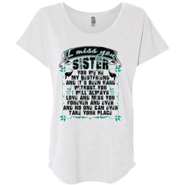 I Miss You Sister T Shirt, I Love Sister T Shirt, Awesome T-Shirts