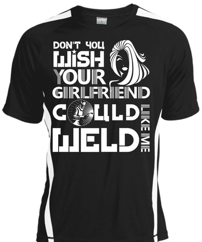 A black t-shirt with the shopify logo