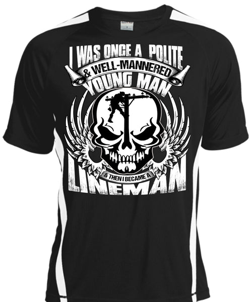 A black t-shirt with the shopify logo