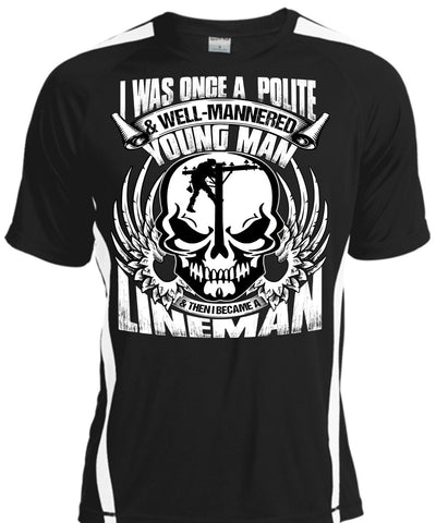 A black t-shirt with the shopify logo