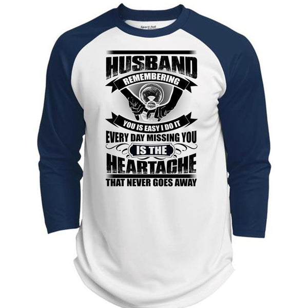 Husband Remembering T Shirt, I Love Husband T Shirt, Awesome T-Shirts  (Polyester Game Baseball Jersey)