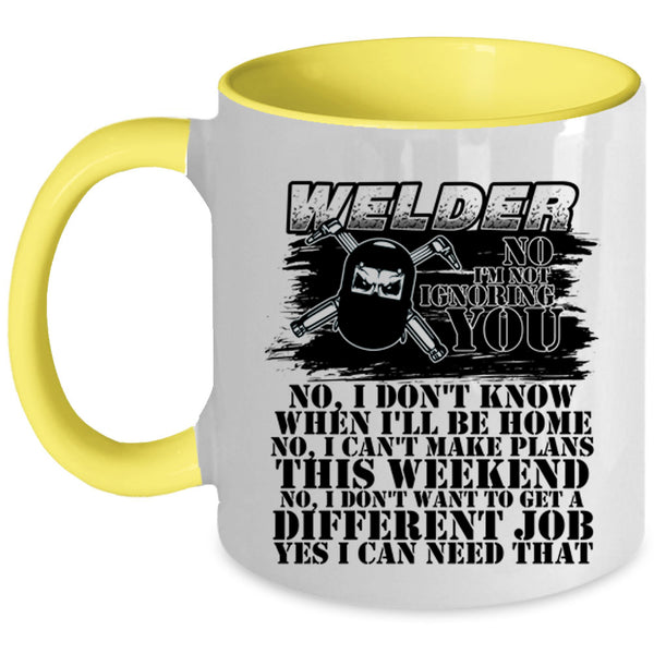 Awesome Gift For Welders Coffee Mug, Welder Accent Mug