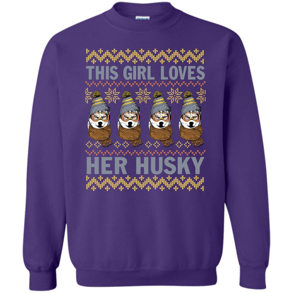 Coolest Husky T Shirt, Husky Merry Christmas Sweatshirt