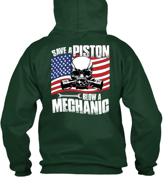 Save A Piston Blow A Mechanic T Shirt, I Love Mechanic T Shirt