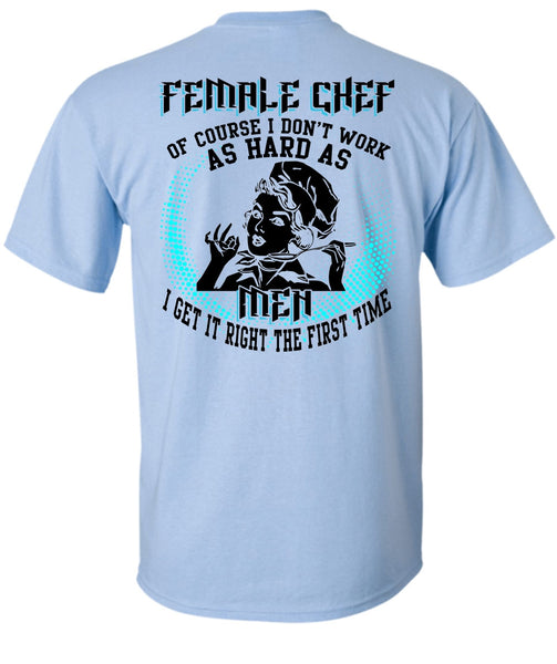Female Chef T Shirt, I Love Chef T Shirt