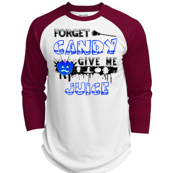 Forget Candy Give Me Juice T Shirt, Wait For Halloween T Shirt, Awesome T-Shirts  (Polyester Game Baseball Jersey)