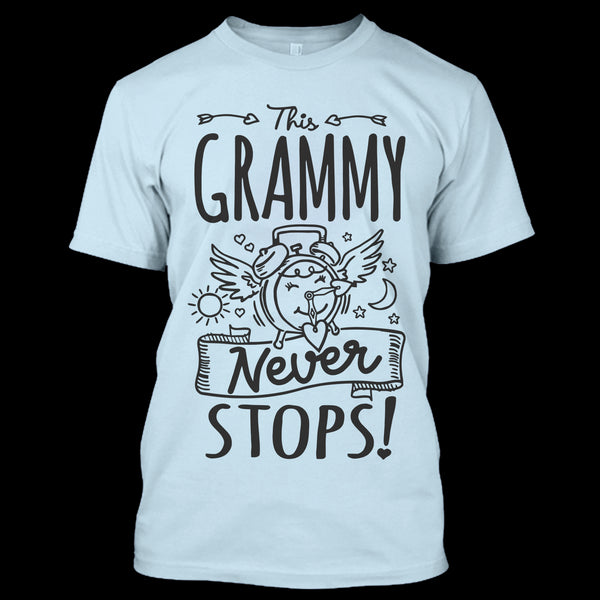 A black t-shirt with the shopify logo