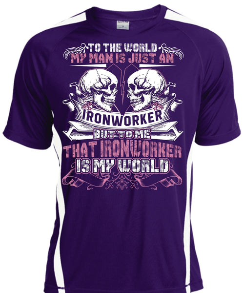 My Man Is Just An Ironworker T Shirt, Being An Ironworker T Shirt, Cool Shirt