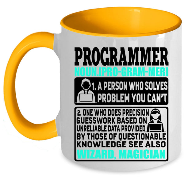 Funny Gift For Programmer Coffee Mug, Programmer Accent Mug