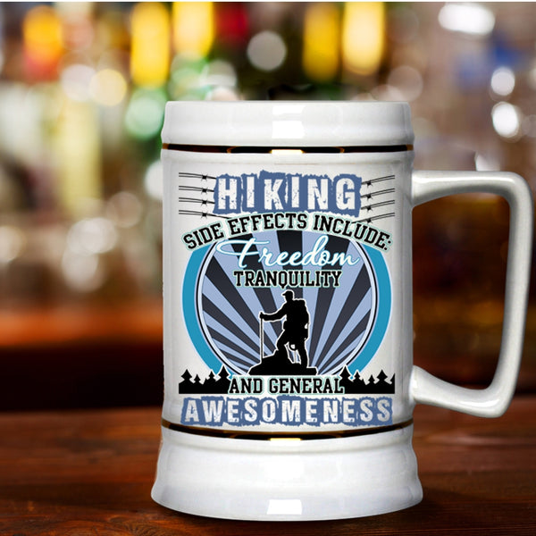 Awesome Gift For Hiker Beer Stein 22oz, Hiking Beer Mug