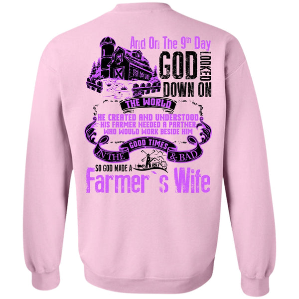 I Love Farming T Shirt, God Made A Farmer's Wife Sweatshirt