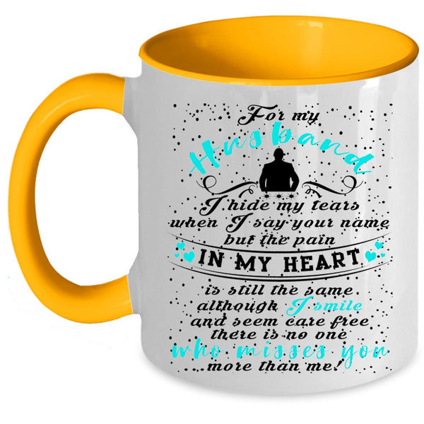 Cute Gift For My Wife Coffee Mug, For My Husband Accent Mug