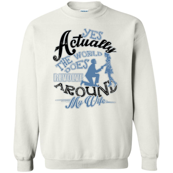 Coolest Husband Ever T Shirt, Revolve Around My Wife Sweatshirt