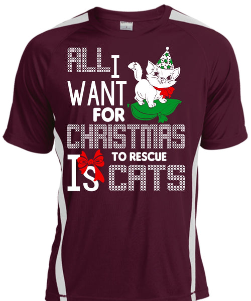 All I Want For Christmas To Rescue Is Cats T Shirt, Pet My Cat T Shirt, Cool Shirt