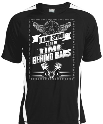 A black t-shirt with the shopify logo