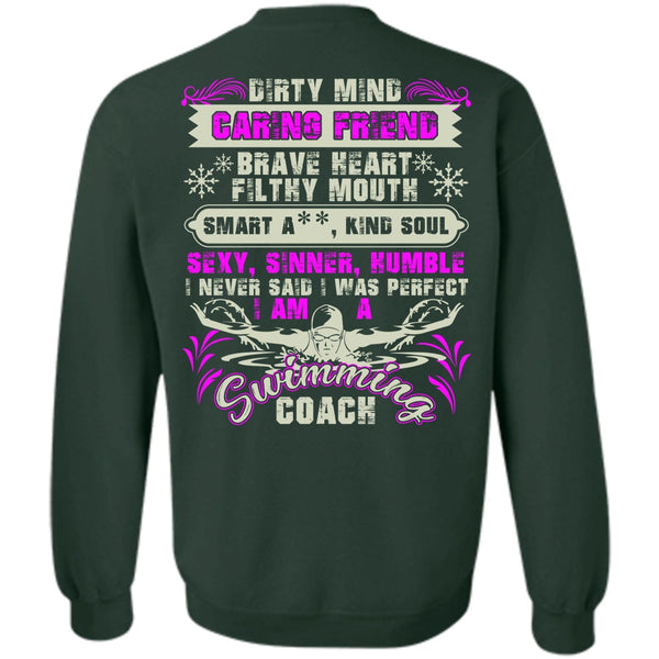 Dirty Mind Caring Friend T Shirt, I Love Swimming Sweatshirt