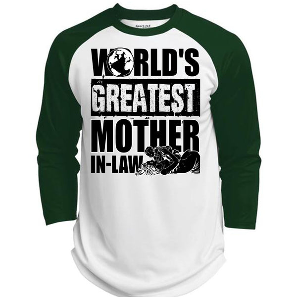 World's Greatest Mother In-Law T Shirt, I Love Mom T Shirt, Awesome T-Shirts  (Polyester Game Baseball Jersey)