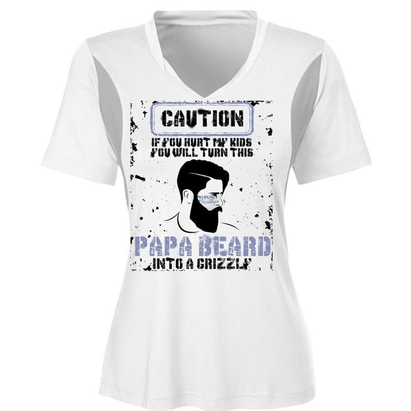 Papa Beard Into A Grizzly T Shirt, I Love Papa T Shirt, Awesome T-Shirts
