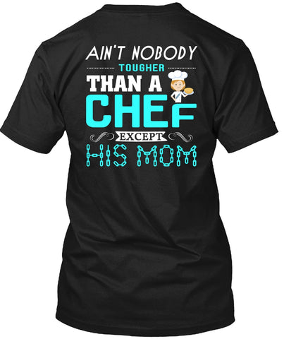 A black t-shirt with the shopify logo