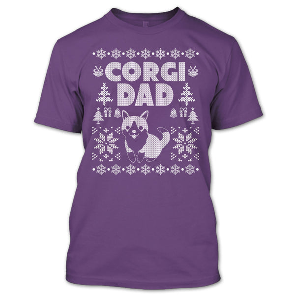 Corgi Dad T Shirt, Coolest Dog Lover T Shirt