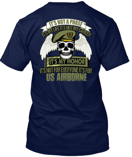 It's For US Airborne T Shirt, It's Not My Career T Shirt