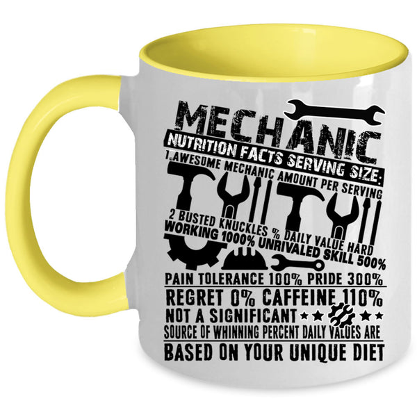 Awesome Mechanics Coffee Mug, Mechanic Accent Mug