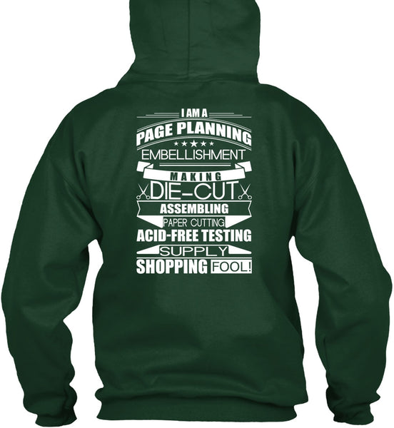 I Am A Page Panning T Shirt, Supply Shopping Fool T Shirt