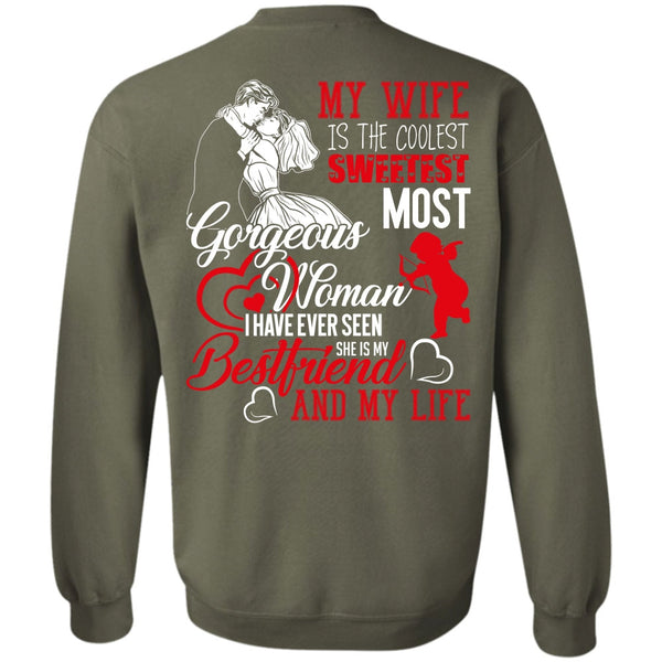 She Is My Best Friend T Shirt, I Love Husband Sweatshirt