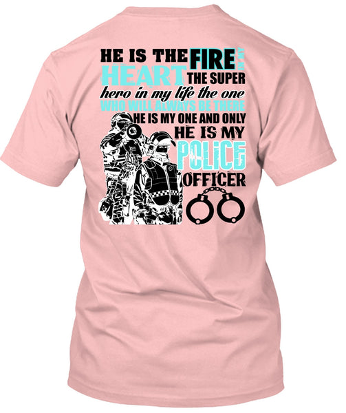 He Is My Police Officer T Shirt, I Love Police T Shirt