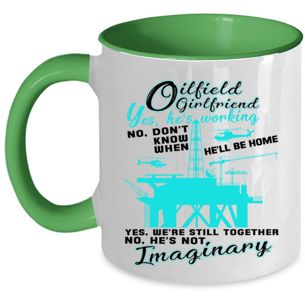 Cool Couple Coffee Mug, Oilfield Girlfriend Accent Mug