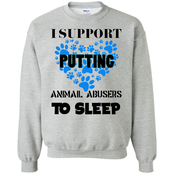 I Love My Dog T Shirt, I Support Putting Sweatshirt