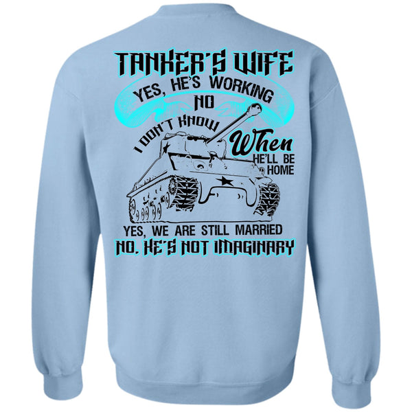 I Love Wife T Shirt, Tanker's Wife Sweatshirt