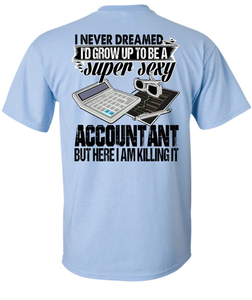 I'd Grow Up To Be An Accountant T Shirt, I Love Accountant T Shirt