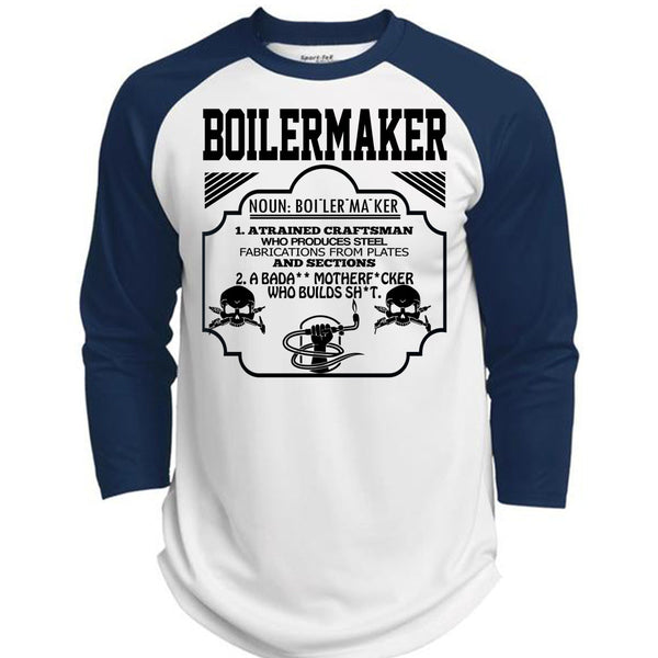 Boilermaker A Trained Craftsman Who Produces Steel Fabrications T Shirt, Being A Boilermaker T Shirt, Awesome T-Shirts  (Polyester Game Baseball Jersey)