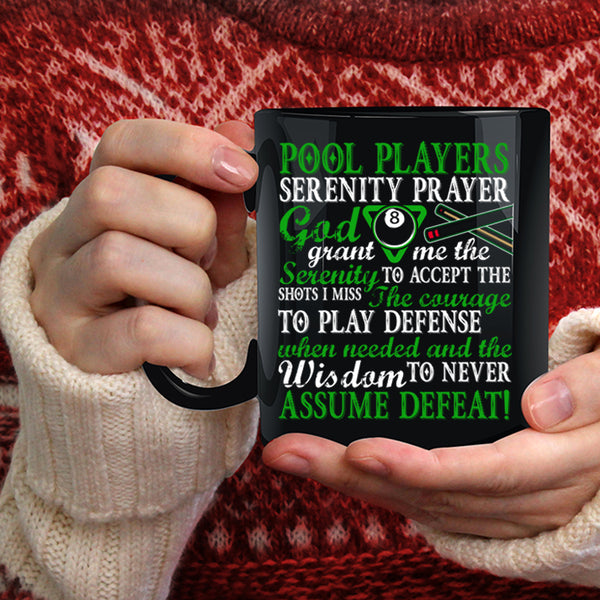 Pool Player Coffee Mug, Funny Pool Player Coffee Cup