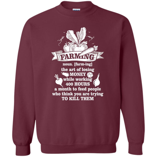 The Art Of Losing Money T Shirt, Coolest Farmer Sweatshirt